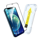 Pellicola in vetro temperato ENKAY Quick Stick, For iPhone 12 mini, For iPhone 12 / 12 Pro, For iPhone 12 Pro Max