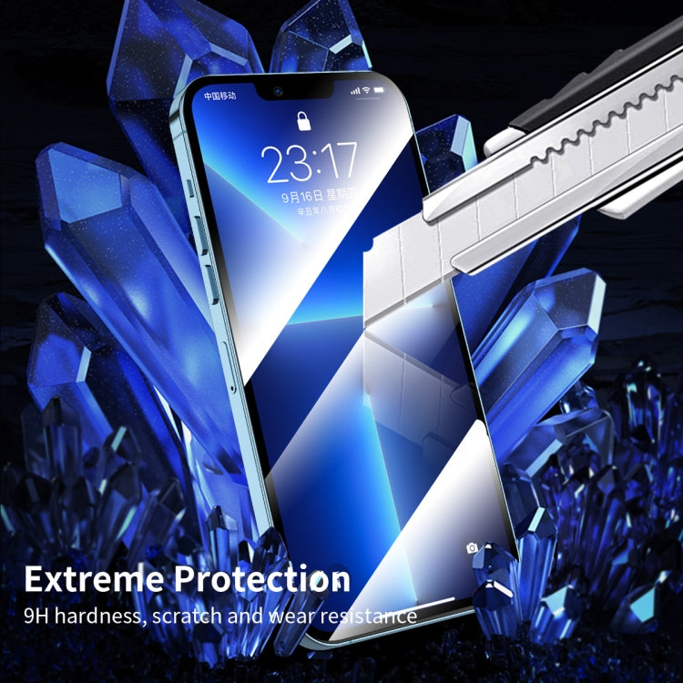 ENKAY Quick Stick Pellicola in vetro temperato anti-peeping, For iPhone 13 mini, For iPhone 13 / 13 Pro, For iPhone 13 Pro Max