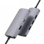 Adattatore hub USB-C 6 in 1 con HDMI 4K, RJ45, USB 3.0 e USB 2.0