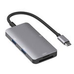 Adattatore HUB per lettura dati 5 in 1 con scheda SD/TF/CF, doppie porte USB 3.0, Dual USB3.0+SD / TF / CF Card