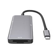 Adattatore HUB per lettura dati 5 in 1 con scheda SD/TF/CF, doppie porte USB 3.0, Dual USB3.0+SD / TF / CF Card