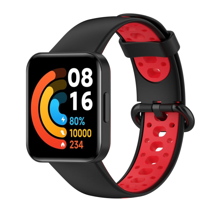 Cinturino in silicone misto bicolore, For Xiaomi Redmi Watch 2, For Xiaomi Redmi Watch 2 Lite, For Xiaomi Redmi Horloge 2