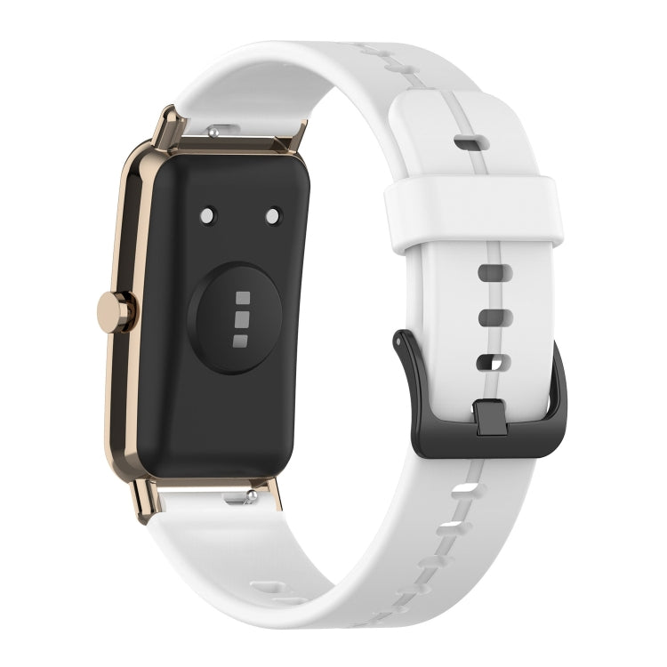 Cinturino morbido in silicone solido, For Huawei Watch Fit mini