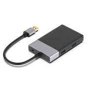 6 in 1 da USB 3.0 a USB 3.0 x 2+scheda CF+scheda TF+scheda SD+adattatore HUB scheda XQD
