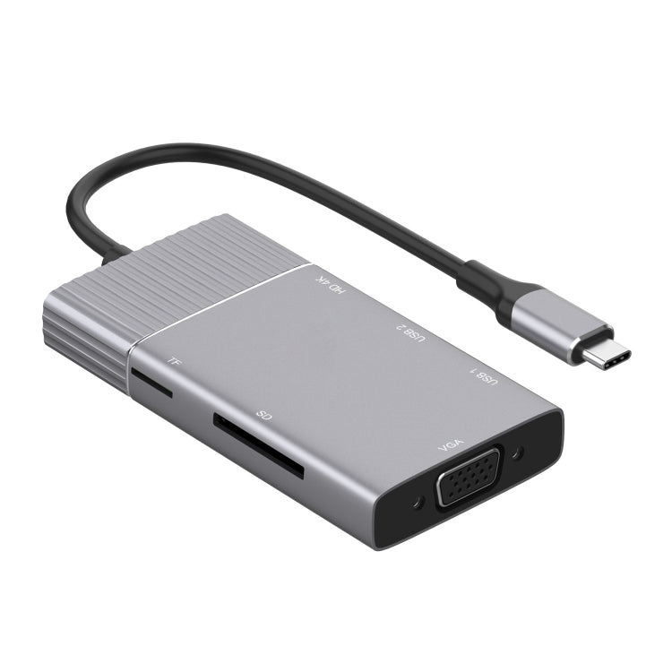 Adattatore Hub 8 in 1 USB-C con HDMI 4K e VGA