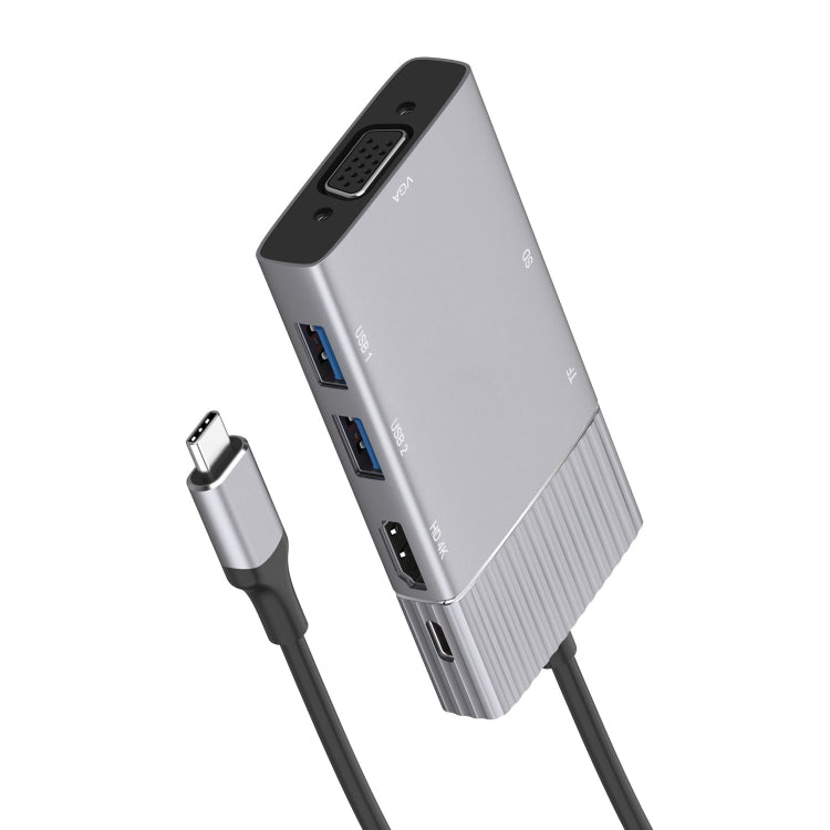 Adattatore Hub 8 in 1 USB-C con HDMI 4K e VGA