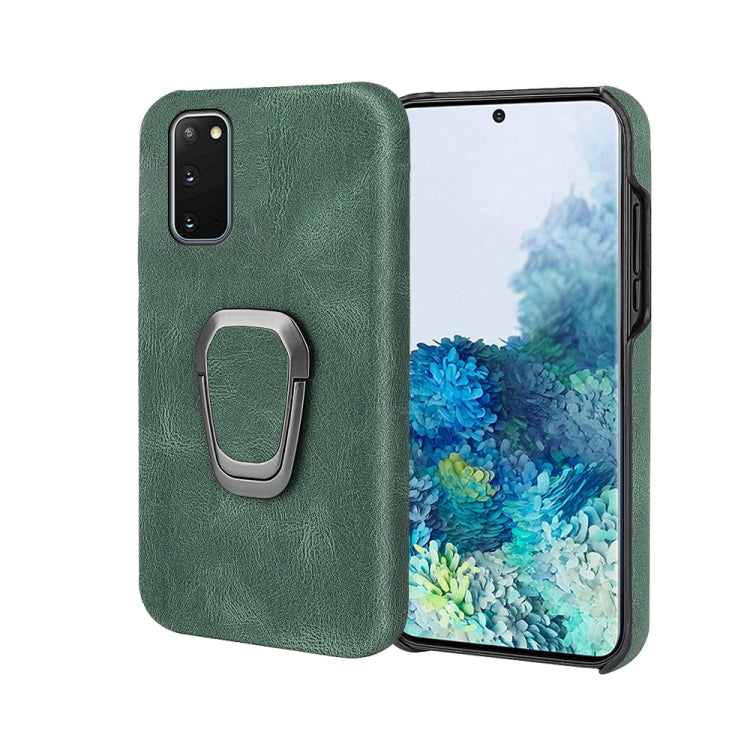 Custodia per telefono PU con supporto ad anello per Samsung Galaxy S20, For Samsung Galaxy S20