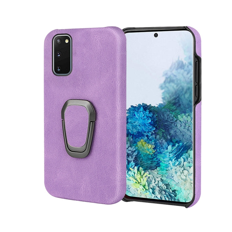Custodia per telefono PU con supporto ad anello per Samsung Galaxy S20, For Samsung Galaxy S20