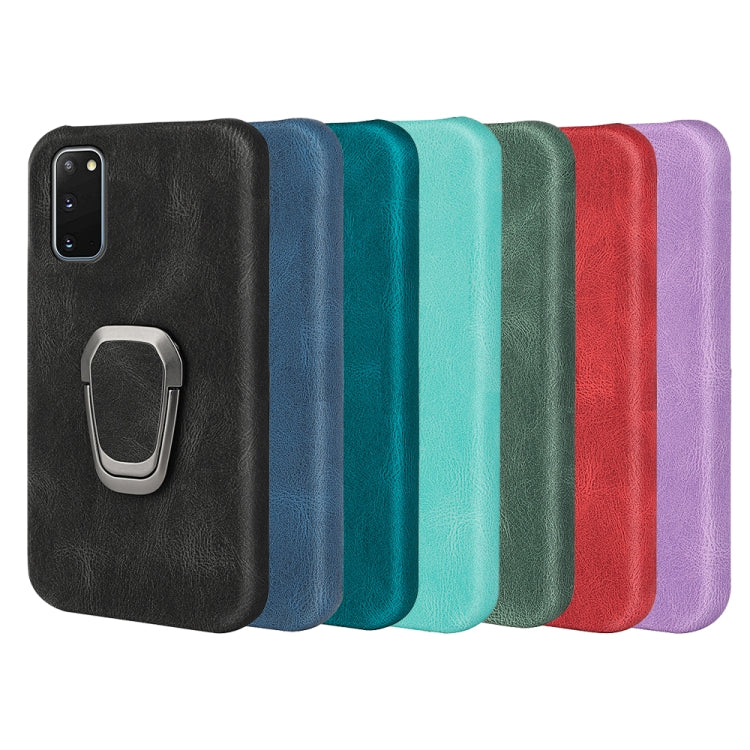 Custodia per telefono PU con supporto ad anello per Samsung Galaxy S20, For Samsung Galaxy S20