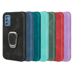 Custodia per telefono in PU con supporto ad anello per Samsung Galaxy M52 5G, For Samsung Galaxy M52 5G