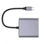 Adattatore HUB 4 in 1 USB-C con doppio HDMI e USB 3.0