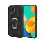Custodia per telefono PU con supporto ad anello per Samsung Galaxy M32, For Samsung Galaxy M32