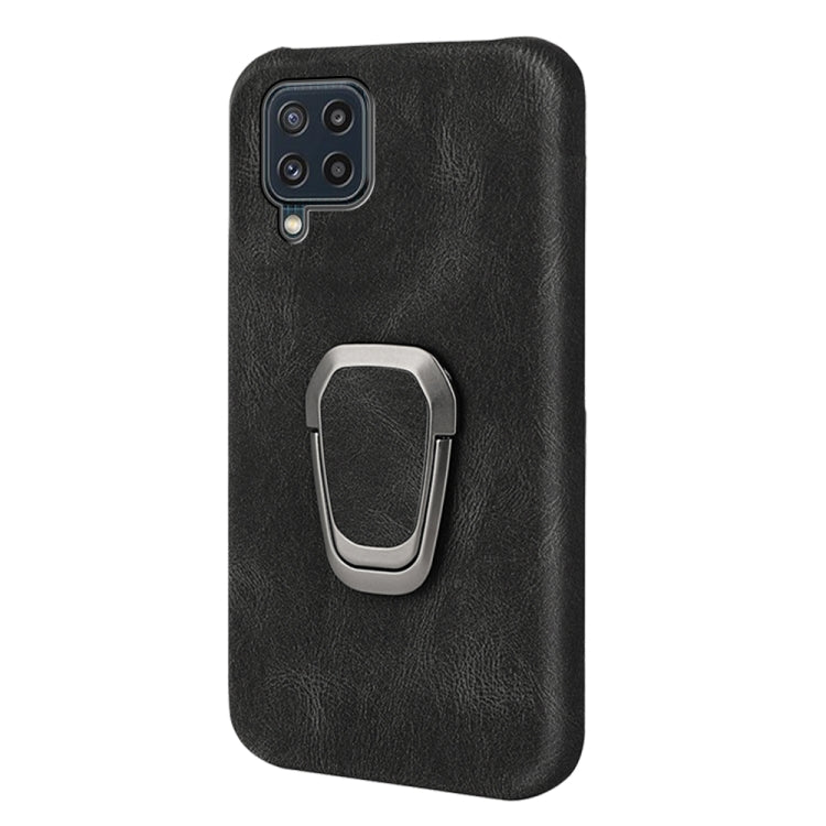 Custodia per telefono PU con supporto ad anello per Samsung Galaxy M32, For Samsung Galaxy M32