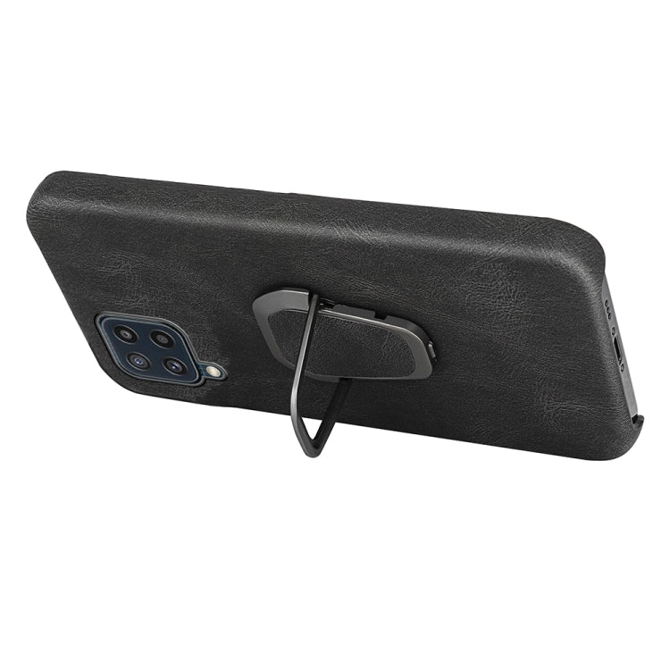 Custodia per telefono PU con supporto ad anello per Samsung Galaxy M32, For Samsung Galaxy M32