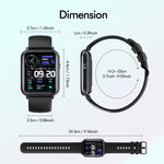 Q19 Pro IP67 Smartwatch impermeabile da 1,69 pollici