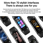 C60 IP67 Impermeabile Smart Fitness Band da 1,1 pollici
