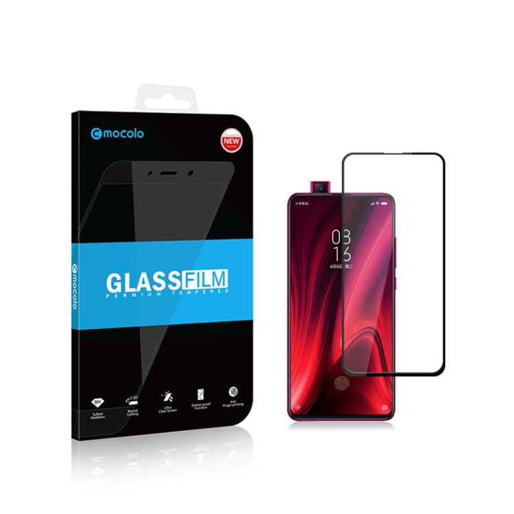 mocolo 0.33mm 9H 2.5D Full Glue Pellicola in vetro temperato, For Xiaomi Redmi K20, For Xiaomi Redmi K20 pro