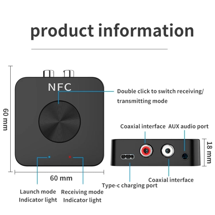 Ricevitore e trasmettitore Bluetooth 5.0 BT-21 audio