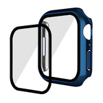 ENKAY Hat-Prince Cornice PC 2 in 1 + custodia in vetro temperato 9H, For Apple Watch Series 8 / 7 41mm, For Apple Watch Series 8 / 7 45mm