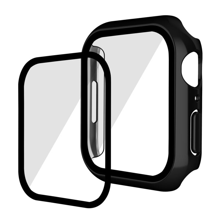 ENKAY Hat-Prince Cornice PC 2 in 1 + custodia in vetro temperato 9H, For Apple Watch Series 8 / 7 41mm, For Apple Watch Series 8 / 7 45mm