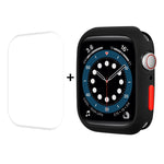 Custodia TPU con proteggi schermo per Apple Watch 41/45mm