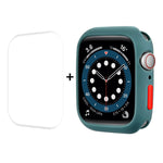 Custodia TPU con proteggi schermo per Apple Watch 41/45mm