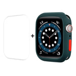Custodia TPU con proteggi schermo per Apple Watch 41/45mm