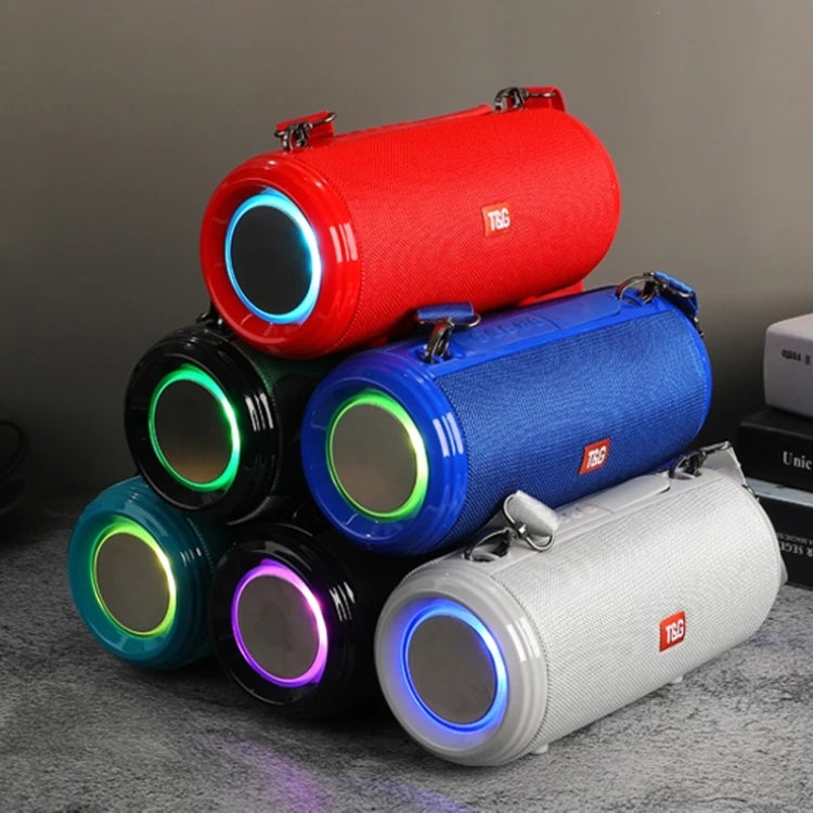T&G TG537 RGB Light Altoparlante Bluetooth portatile impermeabile Supporta schede FM / TF