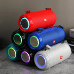 T&G TG537 RGB Light Altoparlante Bluetooth portatile impermeabile Supporta schede FM / TF