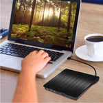 Lettore CD/DVD-RW esterno spazzolato USB 3.0 con unità ottica, ECD819