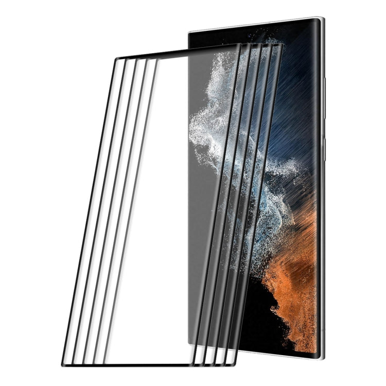 Per Samsung Galaxy S22 Ultra ENKAY Pellicola in vetro temperato curvo a prova di esplosione curva 3D, 1pc, 2pcs, 5pcs