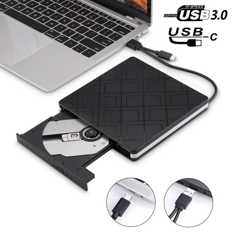 Unità ottica esterna masterizzatore DVD USB Type-C