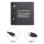 Unità ottica esterna masterizzatore DVD USB Type-C