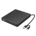 Unità DVD esterna multifunzionale Masterizzatore CD DVD +/-RW USB 3.0 con slot SD