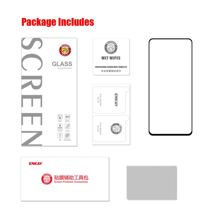 Per Samsung Galaxy A53 5G ENKAY 0,26 mm 9H Pellicola completa in vetro temperato, For Samsung Galaxy A53 5G (1 PCS), For Samsung Galaxy A53 5G (2 PCS), For Samsung Galaxy A53 5G (5 PCS), For Samsung Galaxy A53 5G (10 PCS)