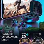 G10 TWS 5.2 Binaural True Stereo Touch Game Auricolare Bluetooth