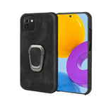Custodia per telefono PU con supporto ad anello per Samsung Galaxy A03 164mm, For Samsung Galaxy A03 164mm