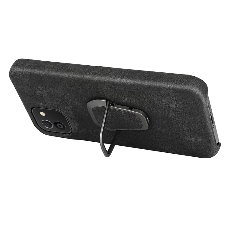 Custodia per telefono PU con supporto ad anello per Samsung Galaxy A03 166mm, For Samsung Galaxy A03 166mm