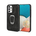 Custodia per telefono PU con supporto ad anello per Samsung Galaxy A52 5G / 4G, For Samsung Galaxy A52 5G / 4G