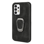 Custodia per telefono PU con supporto ad anello per Samsung Galaxy A52 5G / 4G, For Samsung Galaxy A52 5G / 4G