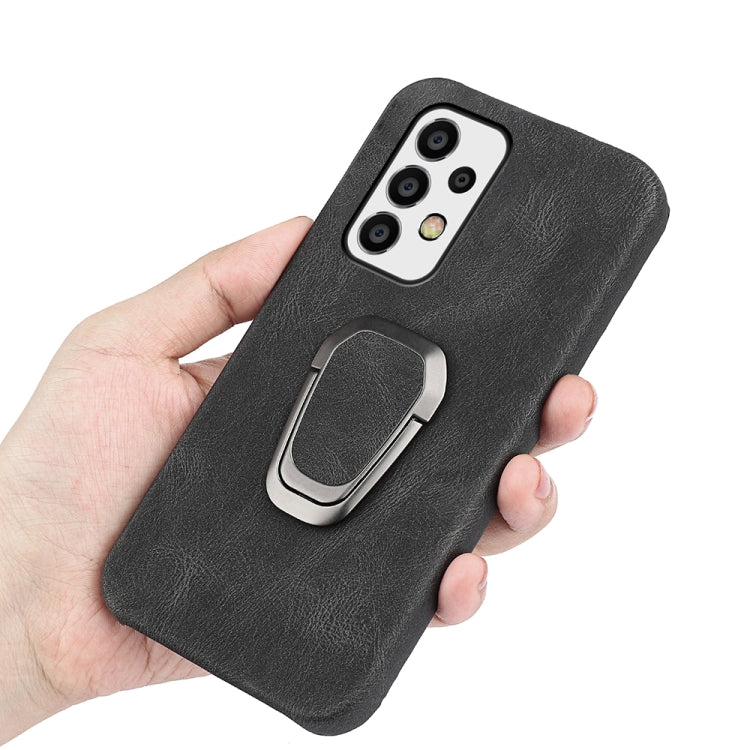 Custodia per telefono PU con supporto ad anello per Samsung Galaxy A52 5G / 4G, For Samsung Galaxy A52 5G / 4G