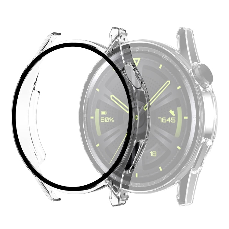 Custodia per PC opaca con pellicola in vetro temperato a spruzzo d'olio, For Huawei GT3 42mm, For Huawei GT3 46mm