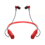 Auricolare wireless Bluetooth stereo da collo con LED lampeggiante JG4