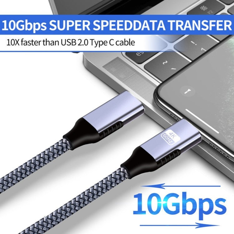 Cavo ricarica rapida USB-C 2m 100W 10Gbps 4K 60Hz
