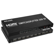 Switch video HDMI 2 in 8 Full HD 4K x 2K