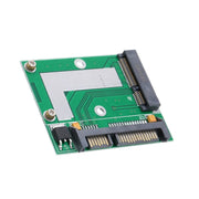 Scheda adattatore convertitore SSD mSATA Mini PCI-e a mezza altezza a SATA3 da 2,5 pollici