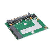 Scheda adattatore convertitore SSD mSATA Mini PCI-e a mezza altezza a SATA3 da 2,5 pollici