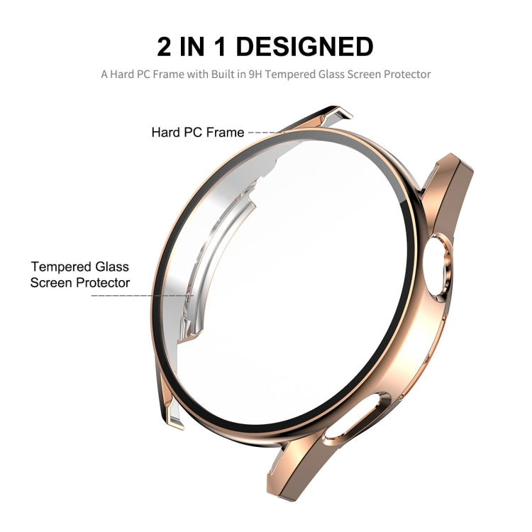 Per Huawei Watch GT 3 42mm ENKAY Cornice per PC + Custodia composita con protezione in vetro temperato
