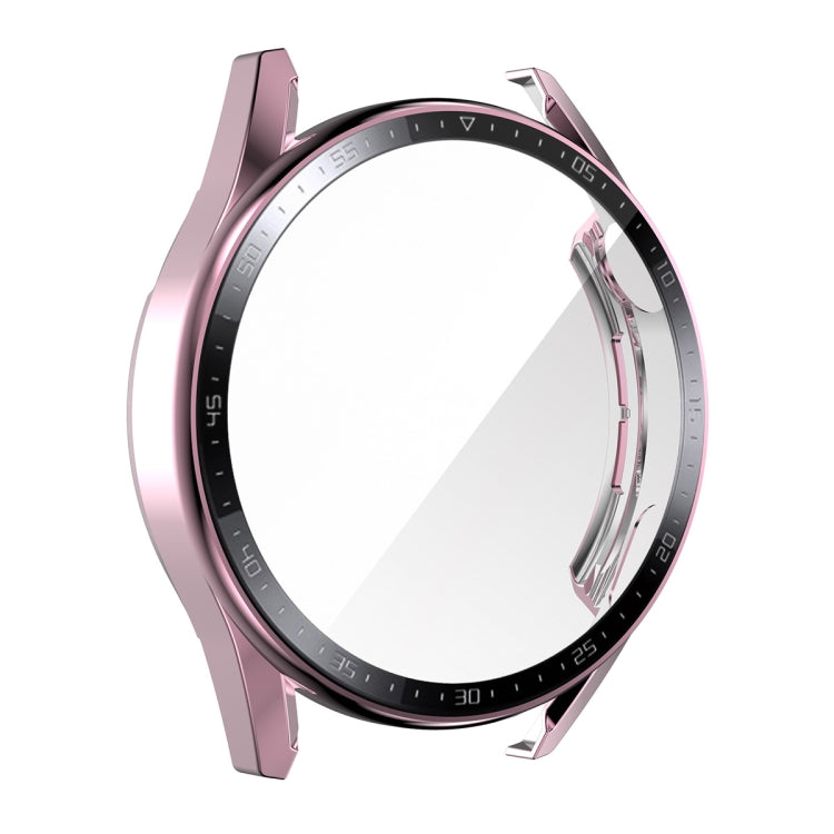 Per Huawei Watch GT 3 46mm ENKAY Cornice per PC + Custodia protettiva in vetro temperato con scala