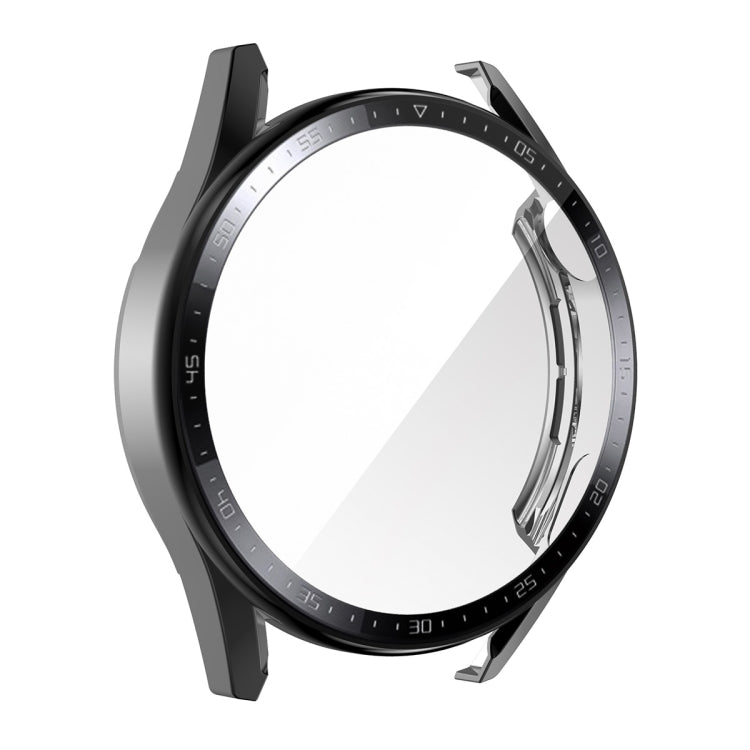 Per Huawei Watch GT 3 46mm ENKAY Cornice per PC + Custodia protettiva in vetro temperato con scala
